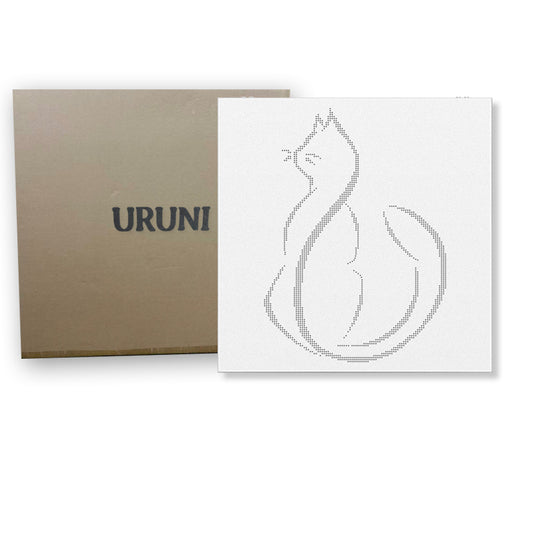 URUNI Metal Wall Art, Metal Pegboard Panels Wall Decor